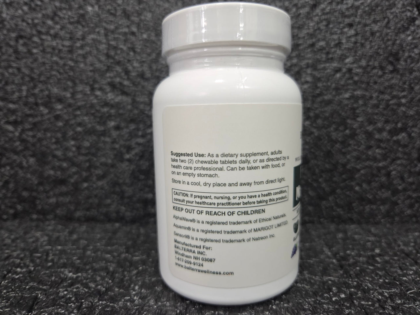 Wellness Made Clear Balterra Marine Magnesium Chewable 60 Count