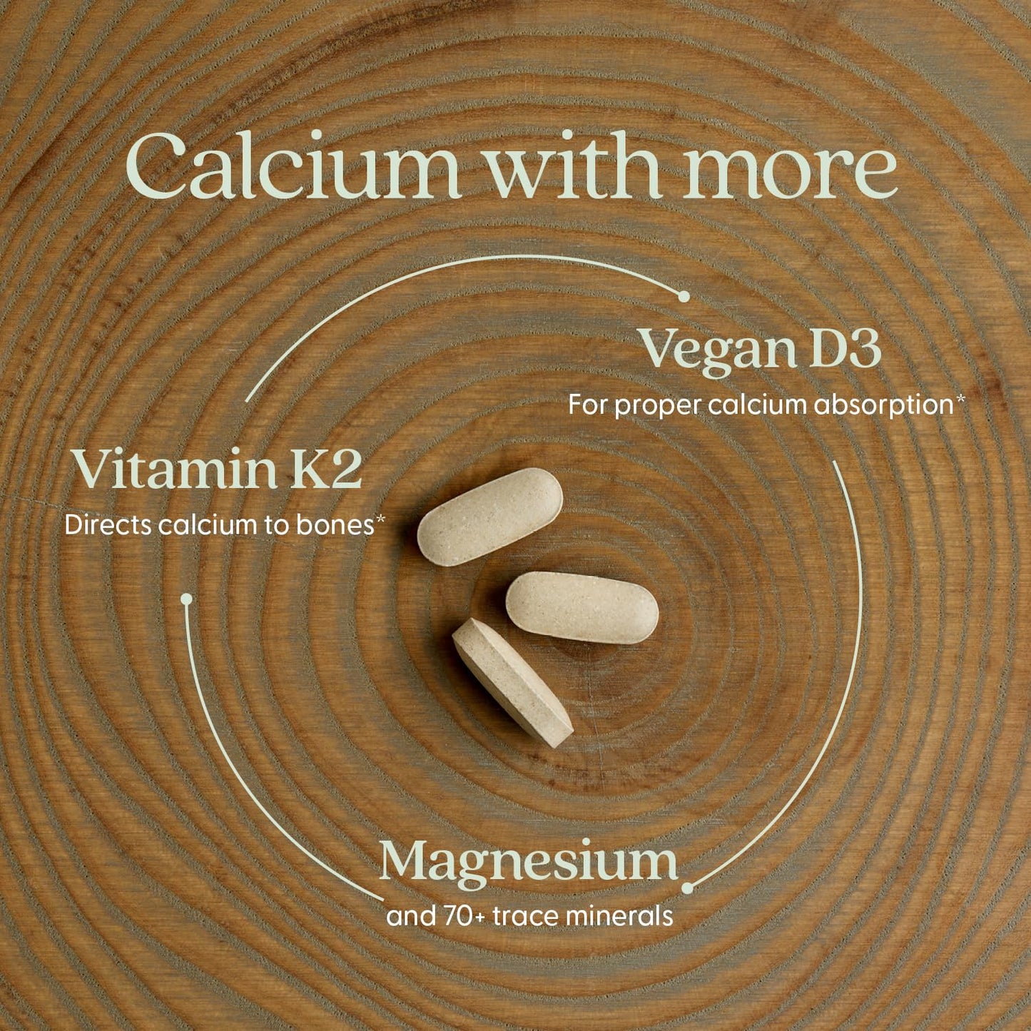 New Chapter Calcium Supplement - Bone Strength Plant-Based USDA Organic Calcium with Magnesium, Vitamin D3+K2, for Bone Health & Joint Mobility, Heart Support, 120 Tablets