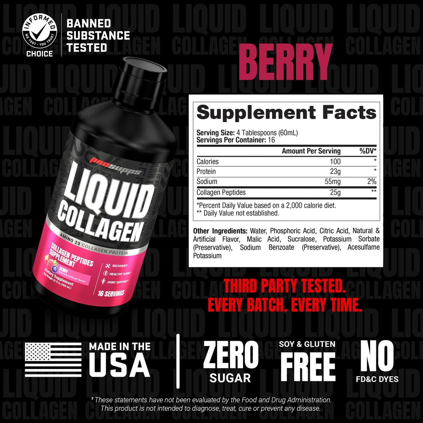 ProSupps Amino23 Liquid Collagen Shots Powder 32