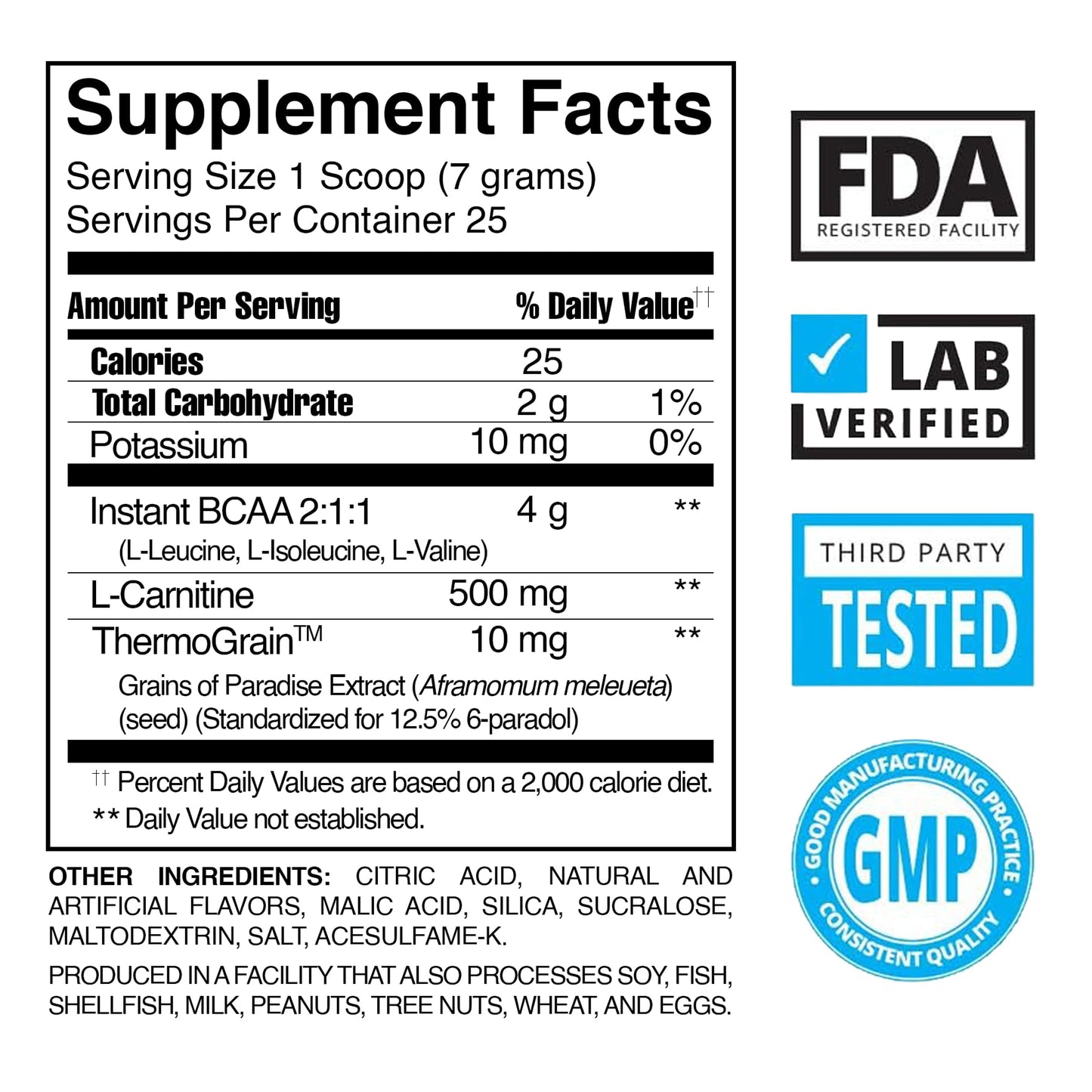 BPI Sports Best BCAA Shredded - Caffeine Free Thermogenic Recovery Drink, Lean Muscle Building BCAA Powder For Women and Men, Preworkout BCAAs Amino Acids Drink- Snow Cone, 7.3 Ounce