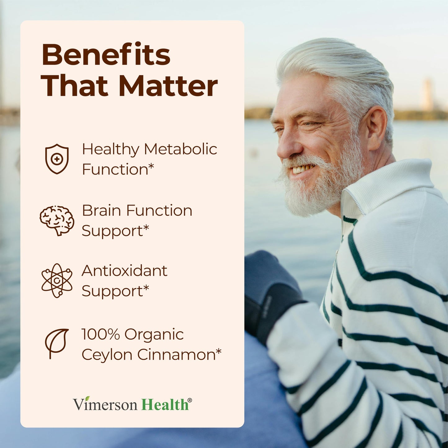 Vimerson Health Organic Ceylon Cinnamon Capsules 60 Count