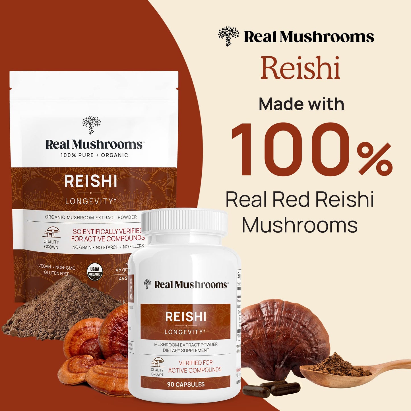 Real Mushrooms Peak Performance Bundle Mushroom Powders, 1 Count