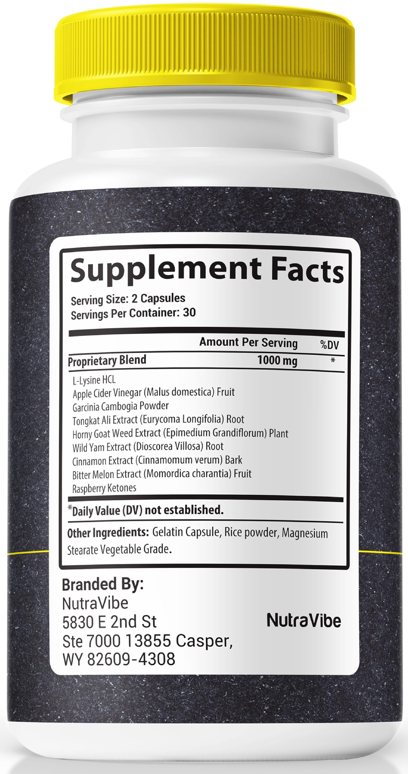 NutraVibe Vitalis Max for Men Capsules 60 Count