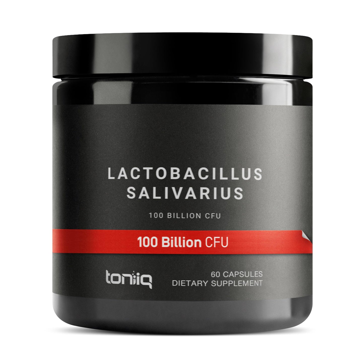 Toniiq 100 Billion CFU Lactobacillus Salivarius Probiotic Capsules, 60 Count