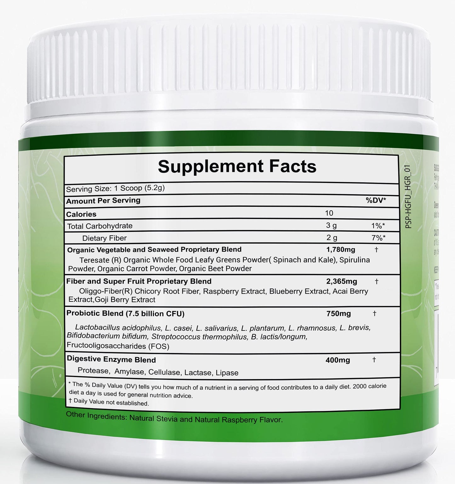 Herbal Nutrition Greens Powder Superfood Fruits & Vegetables Blend Probiotics & More, 3-Pack