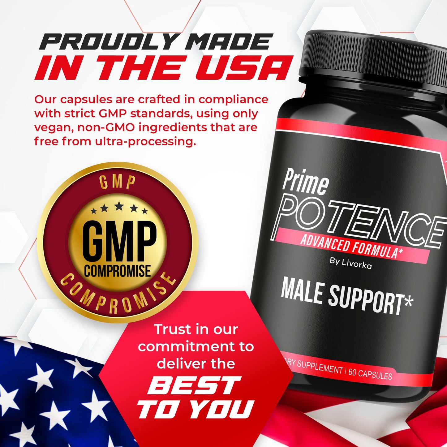 LIVORKA Prime Potence Capsules, 120 Capsules