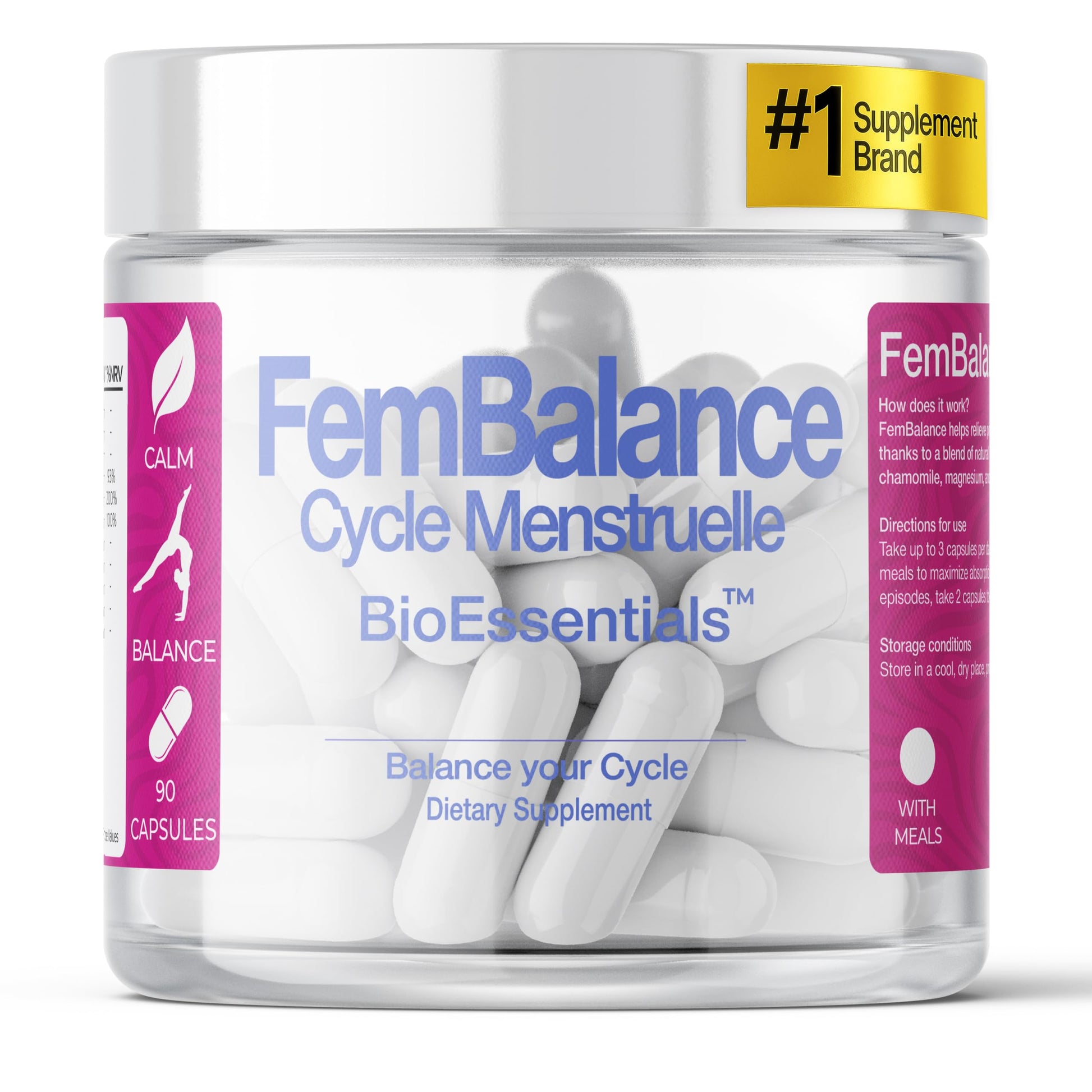 BioEssentials FemBalance Female Hormonal Balance Complex Capsules, 90 Count