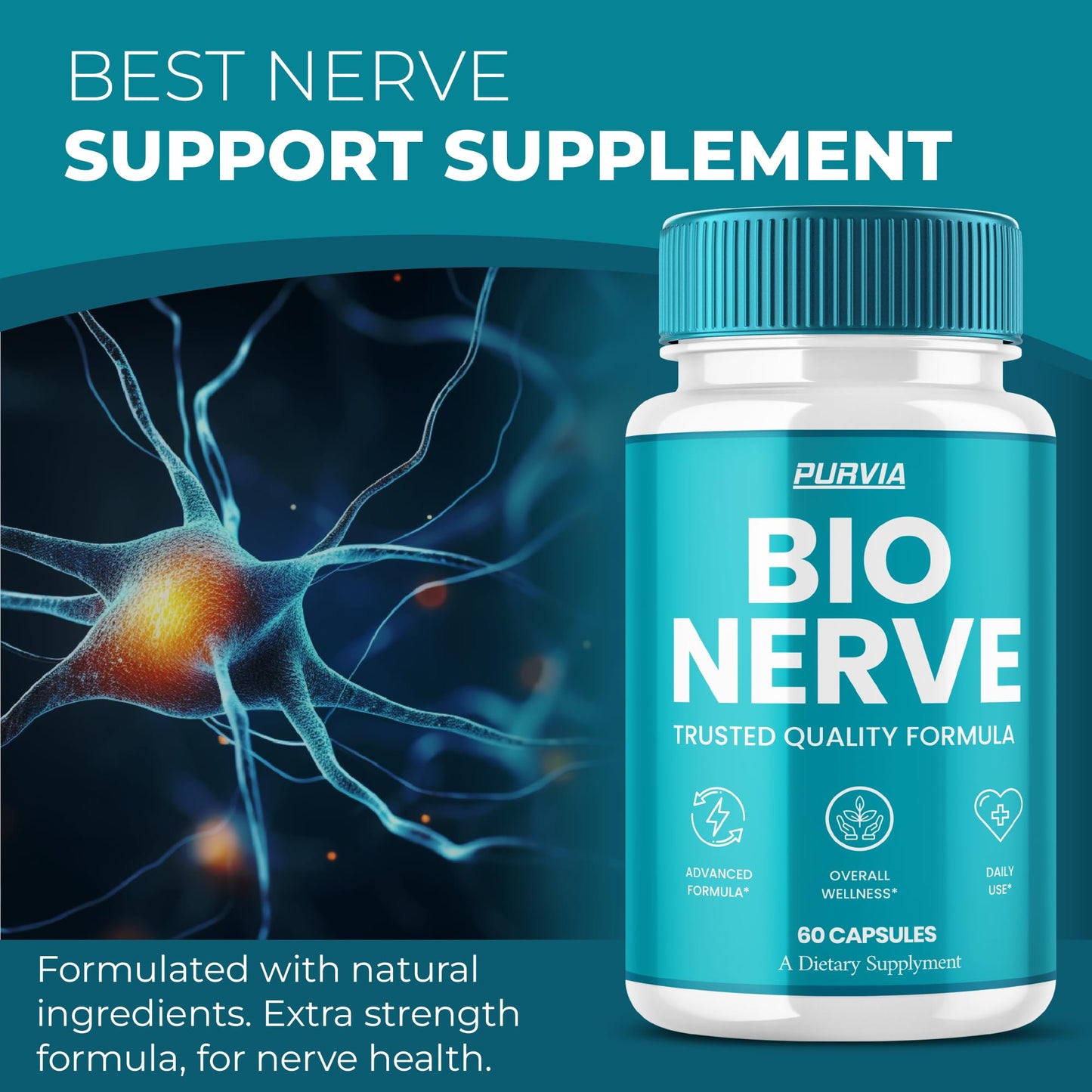 Purvia BioNerve Plus Capsules 120 Capsules