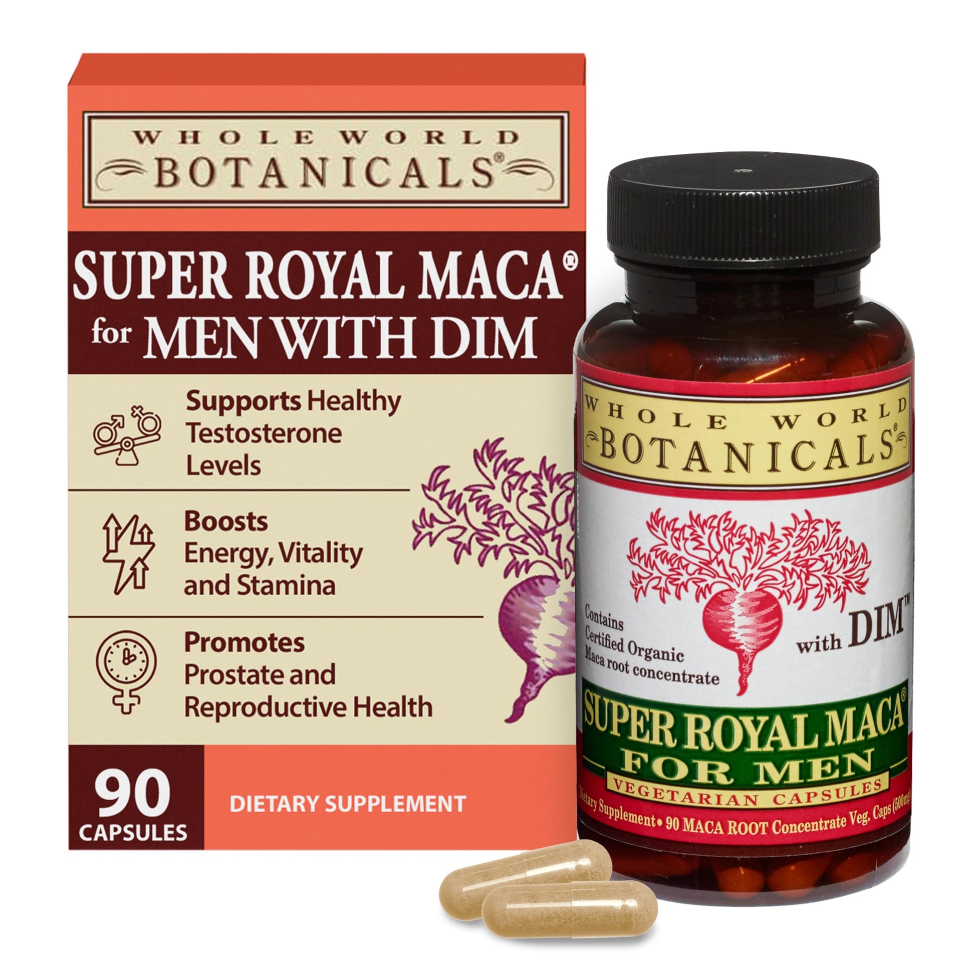 Whole World Botanicals Super Royal Maca Men 90 Capsules