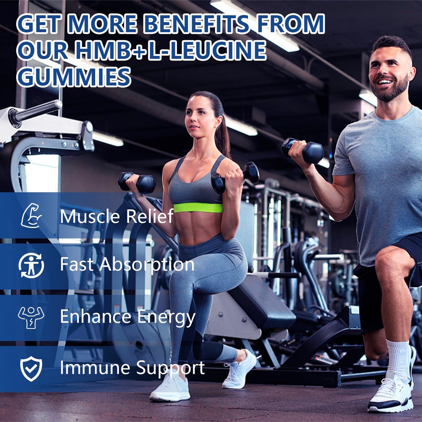 Vemluta HMB & Leucine Gummies, 120 Count