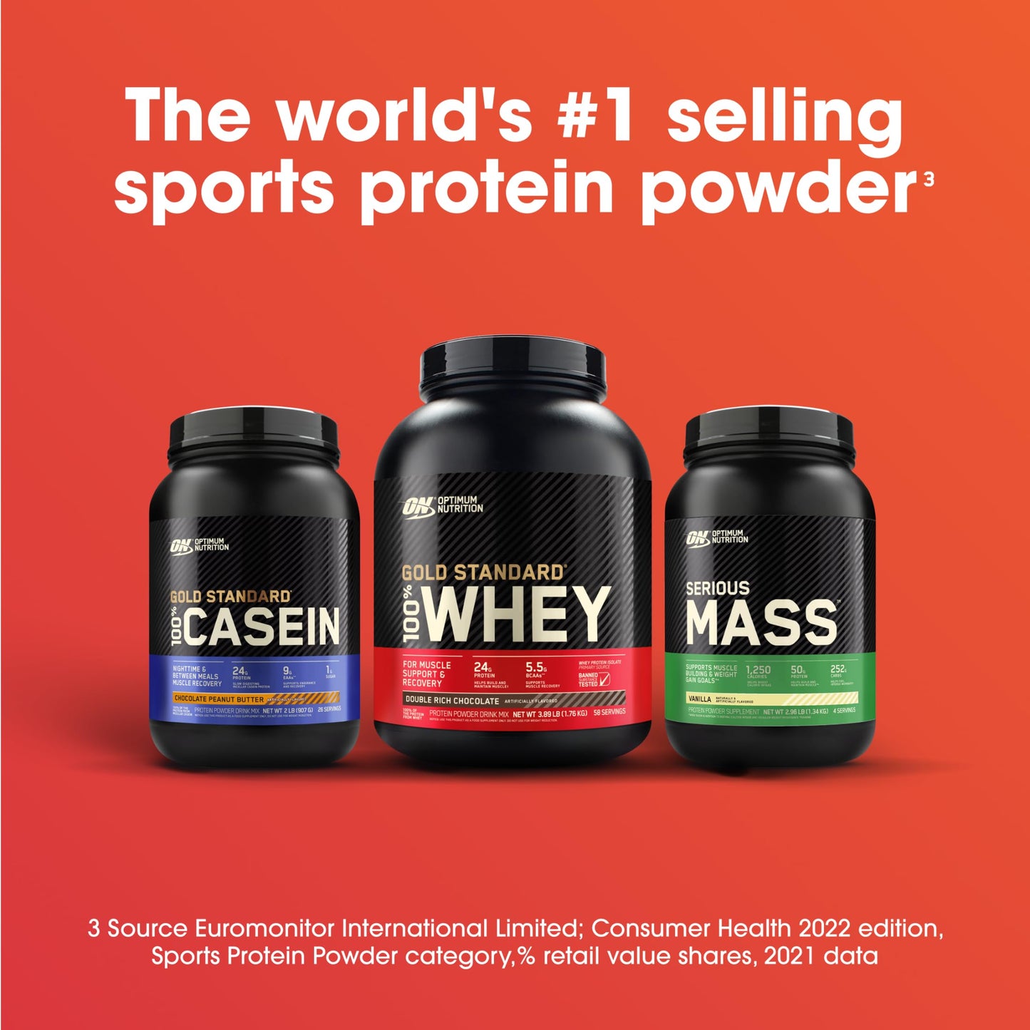 Optimum Nutrition Serious Mass Weight Gainer Protein Powder, 96 Servings