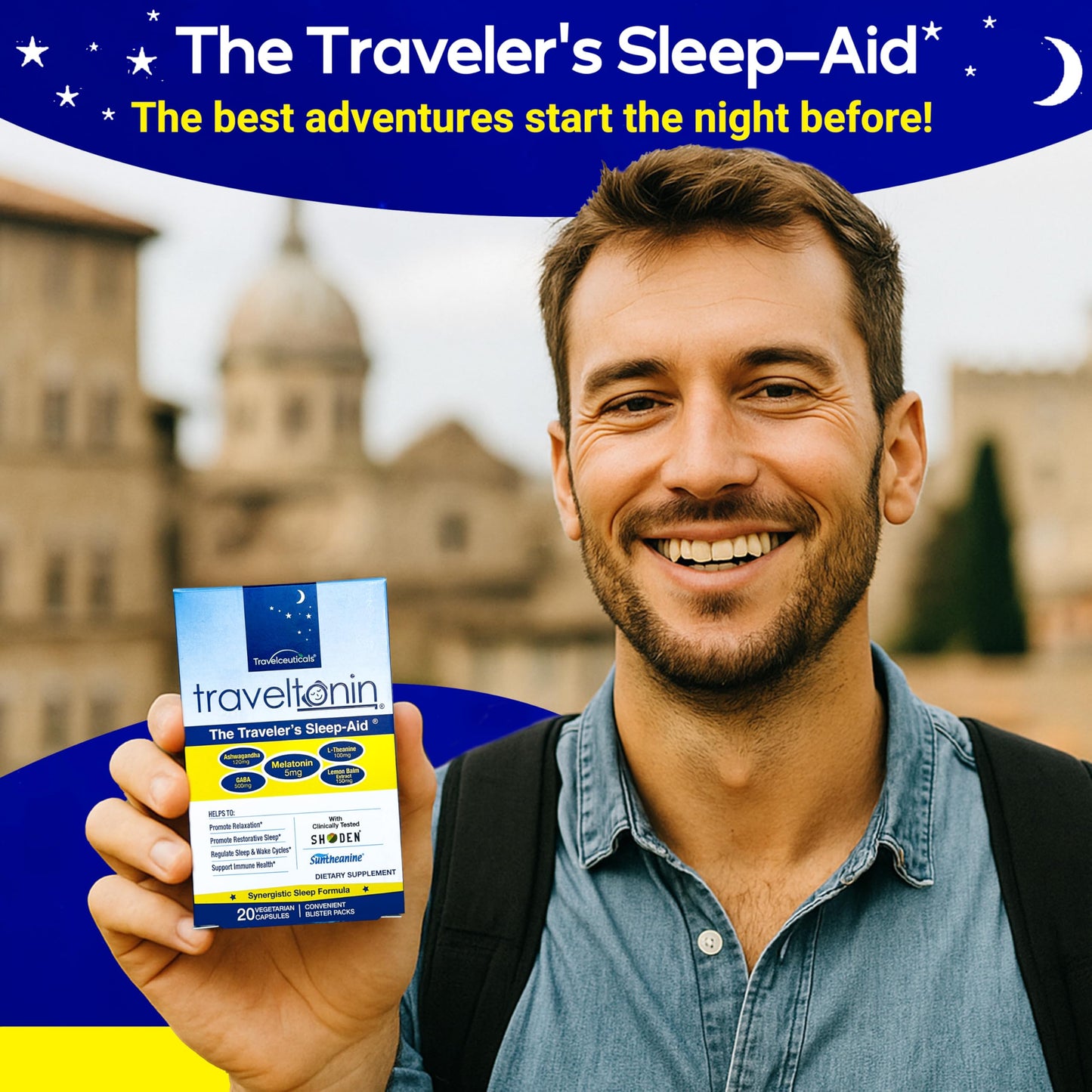 Traveltonin Traveler's Sleep Aid Capsule 20 Capsules