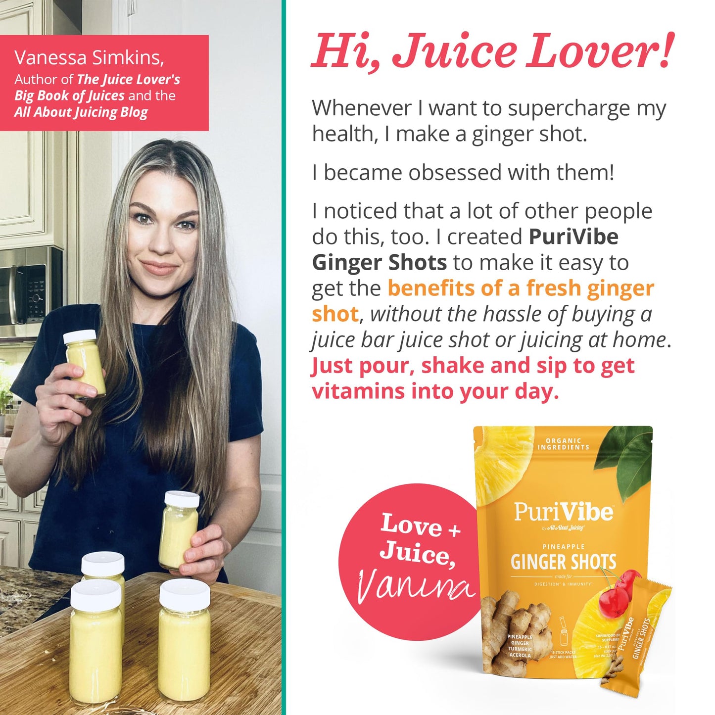All About Juicing PuriVibe Ginger Shots Powder 5