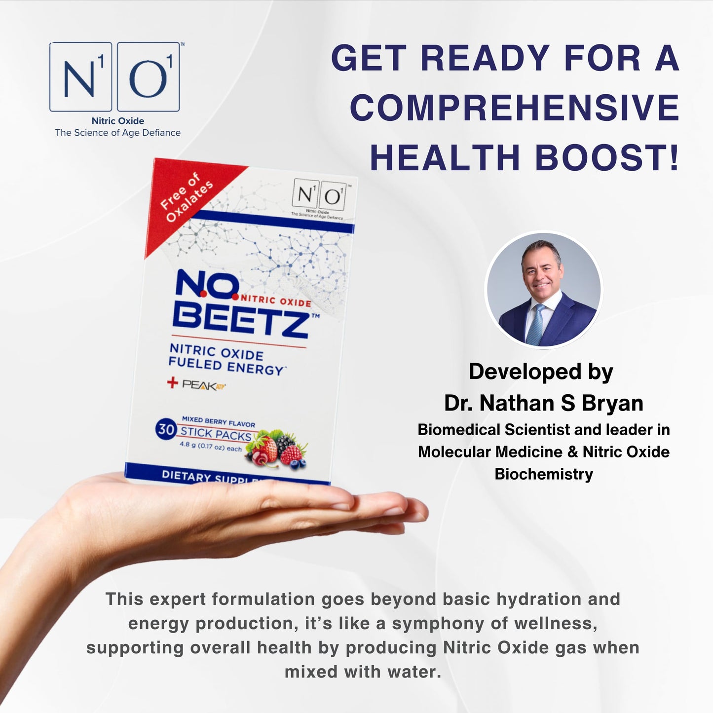 N1O1 N.O. Beetz Nitric Oxide Supplement Powder, 4.87 oz