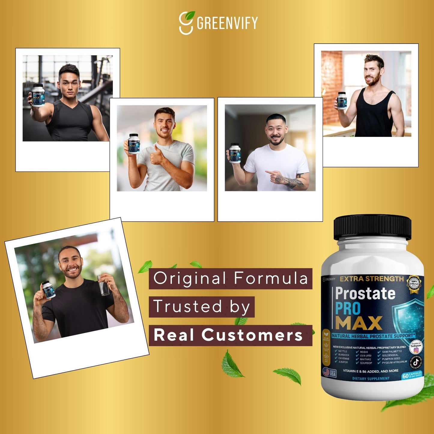 GREENVIFY Prostate Pro Max Capsule 60 Count