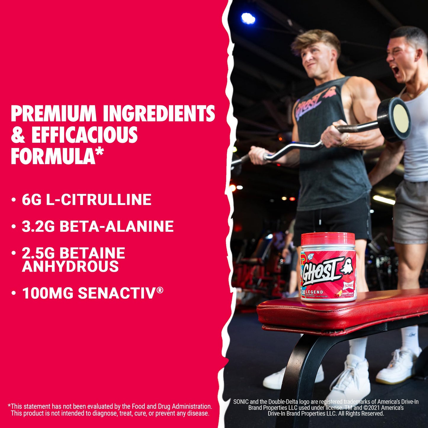 GHOST Legend Pre-Workout Powder 23.3