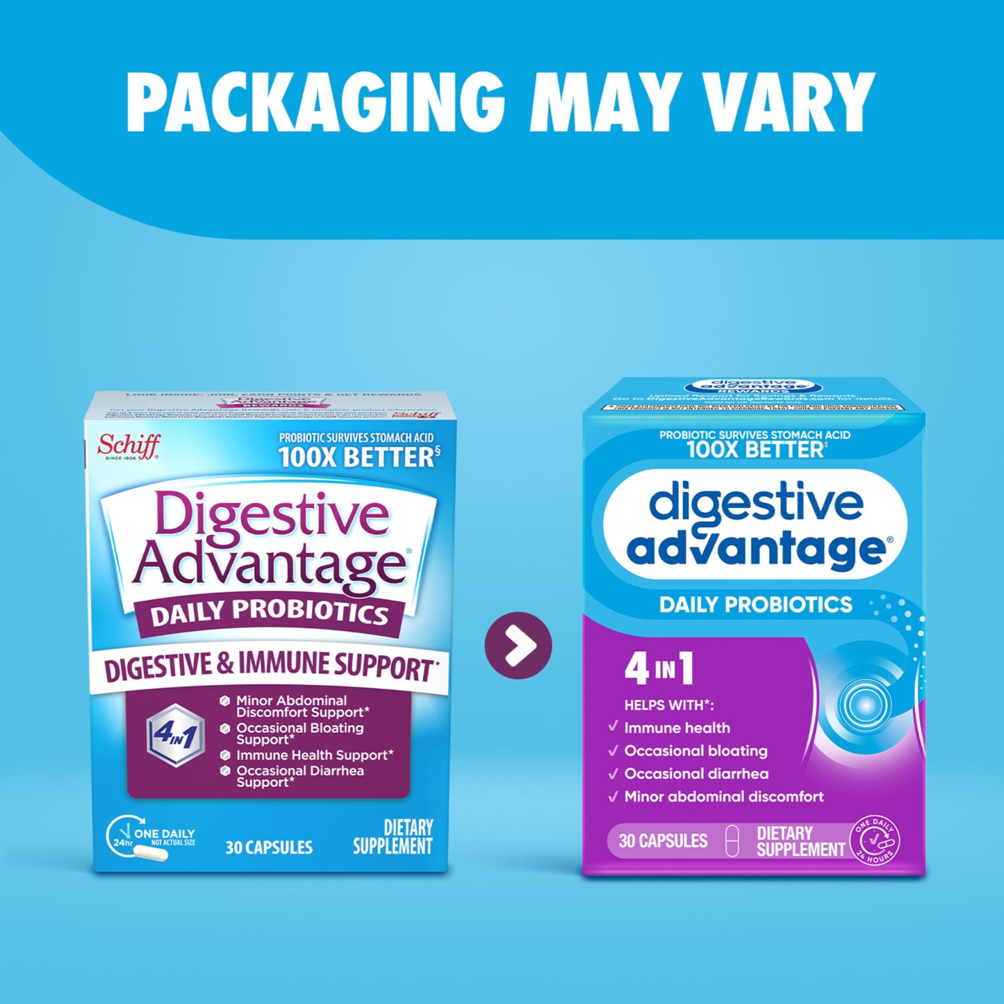 Digestive Advantage Daily Probiotic Capsule 30 Count