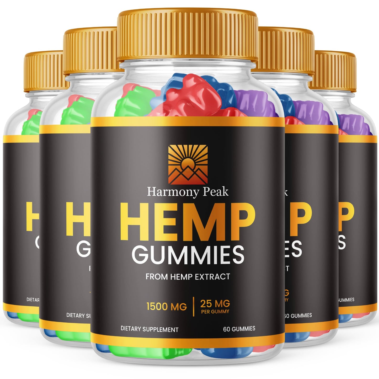 Purvia Harmony Peak Hemp Gummies Gummy 60 Count