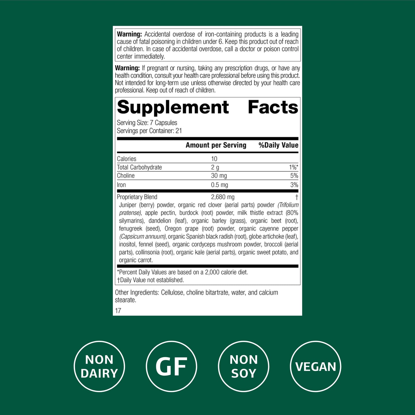 Standard Process Inc. SP Cleanse, Kidney & Liver Support 150 Capsules