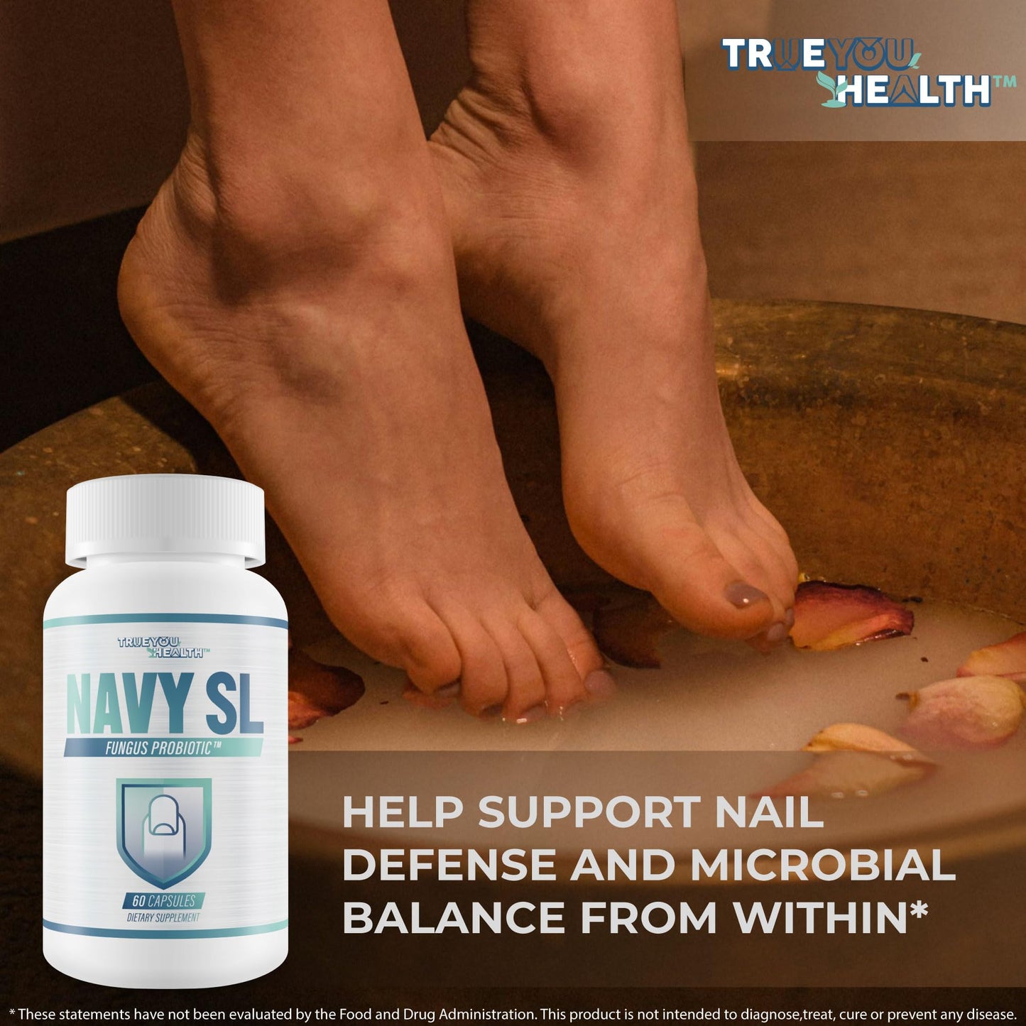 True You Health Navy SL Fungus Probiotic Capsule 60 Count