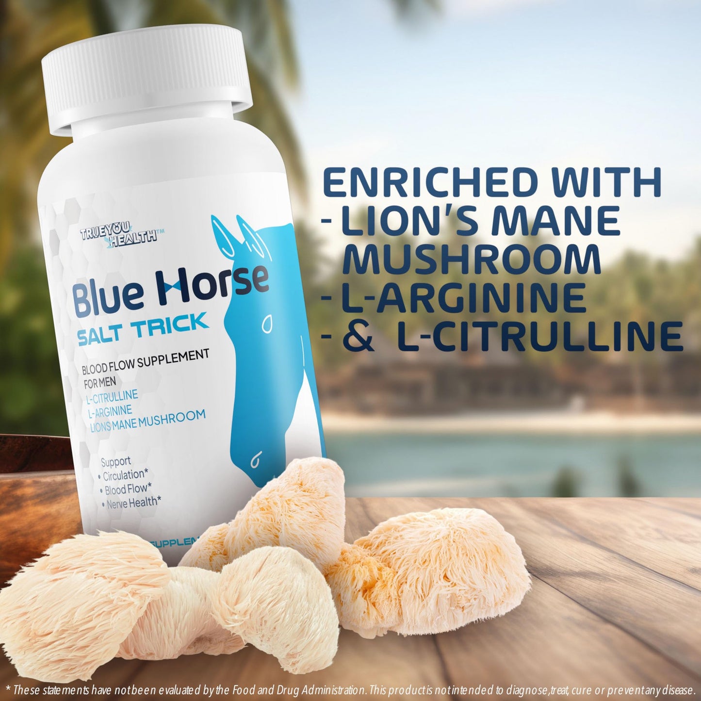 True You Health Blue Horse Salt Trick Capsules 90 Count