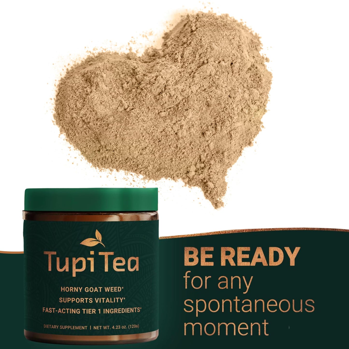 Tupi Tea Horny Goat Weed Powder, 4.23 oz