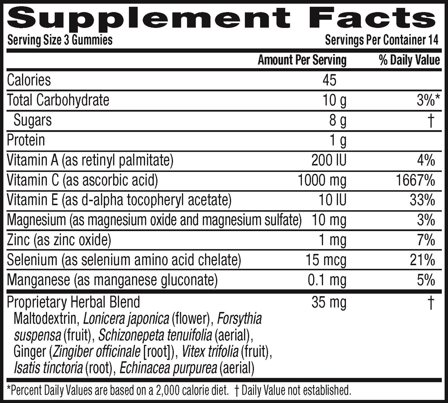 Airborne Immune Support Supplement with Vitamin C Gummies, 42 Count