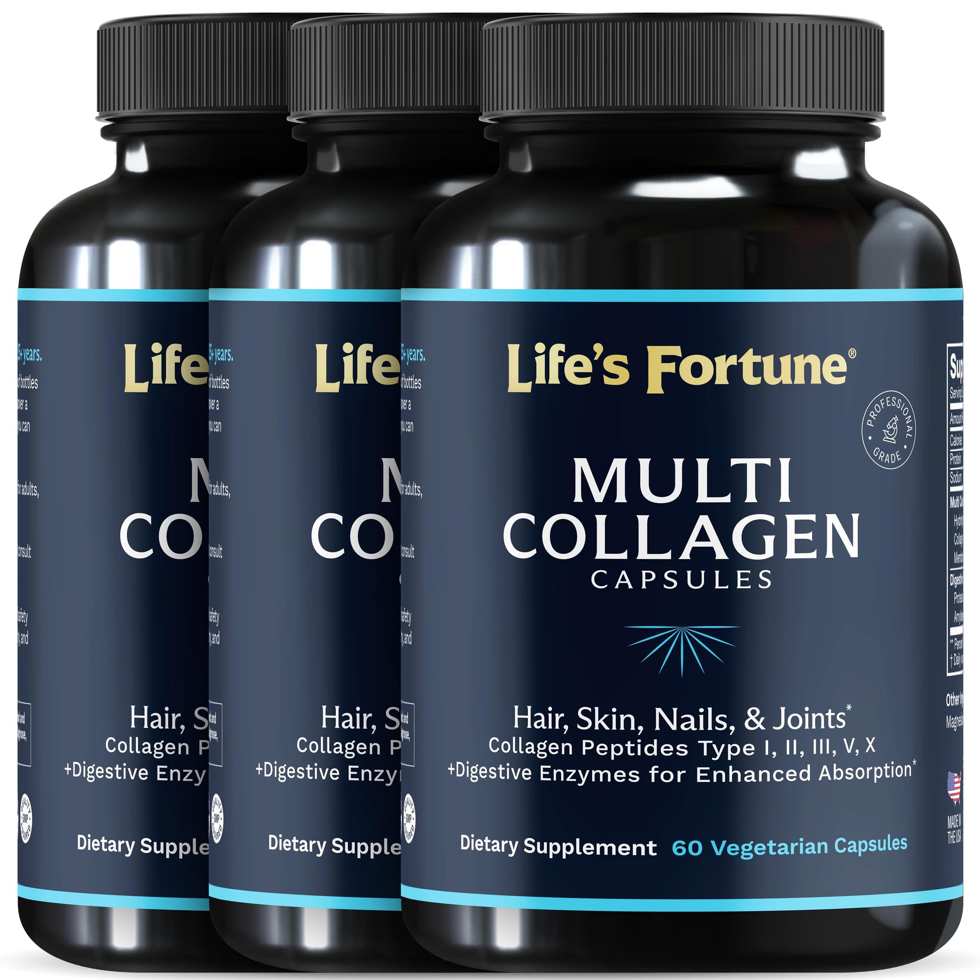 Lewis Labs Enhanced Collagen Capsules, 180 Count