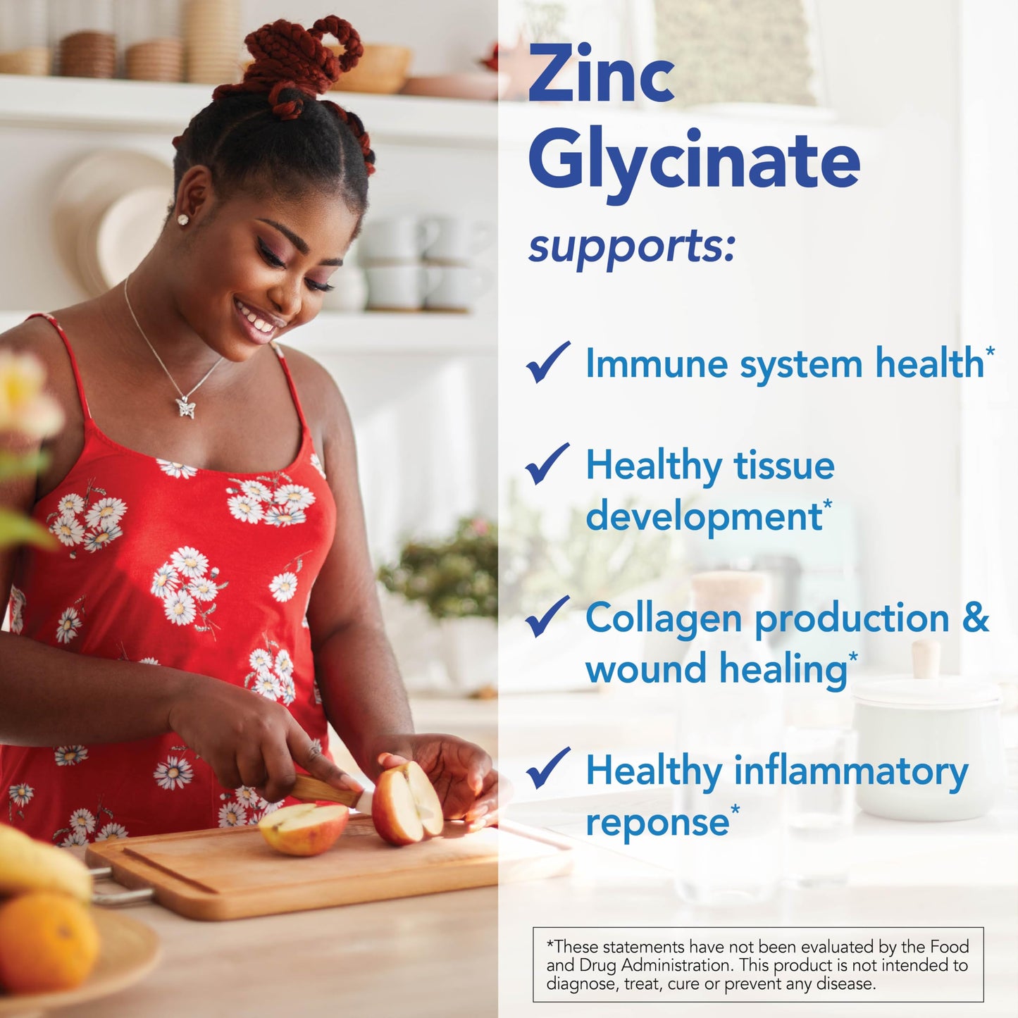 Patient One Zinc Glycinate 30mg Capsules, 90 Count