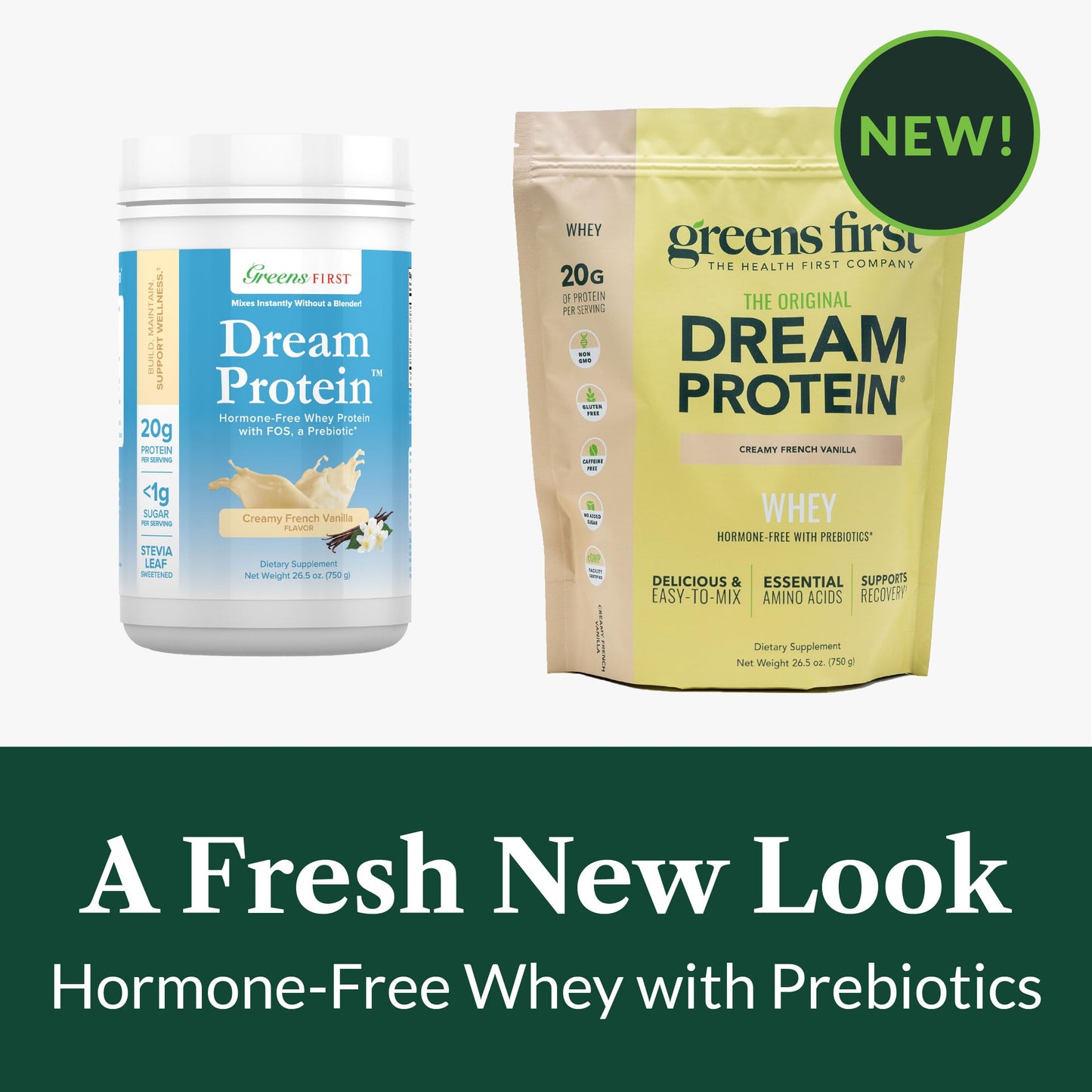 Greens First Dream Protein Powder Whey 750