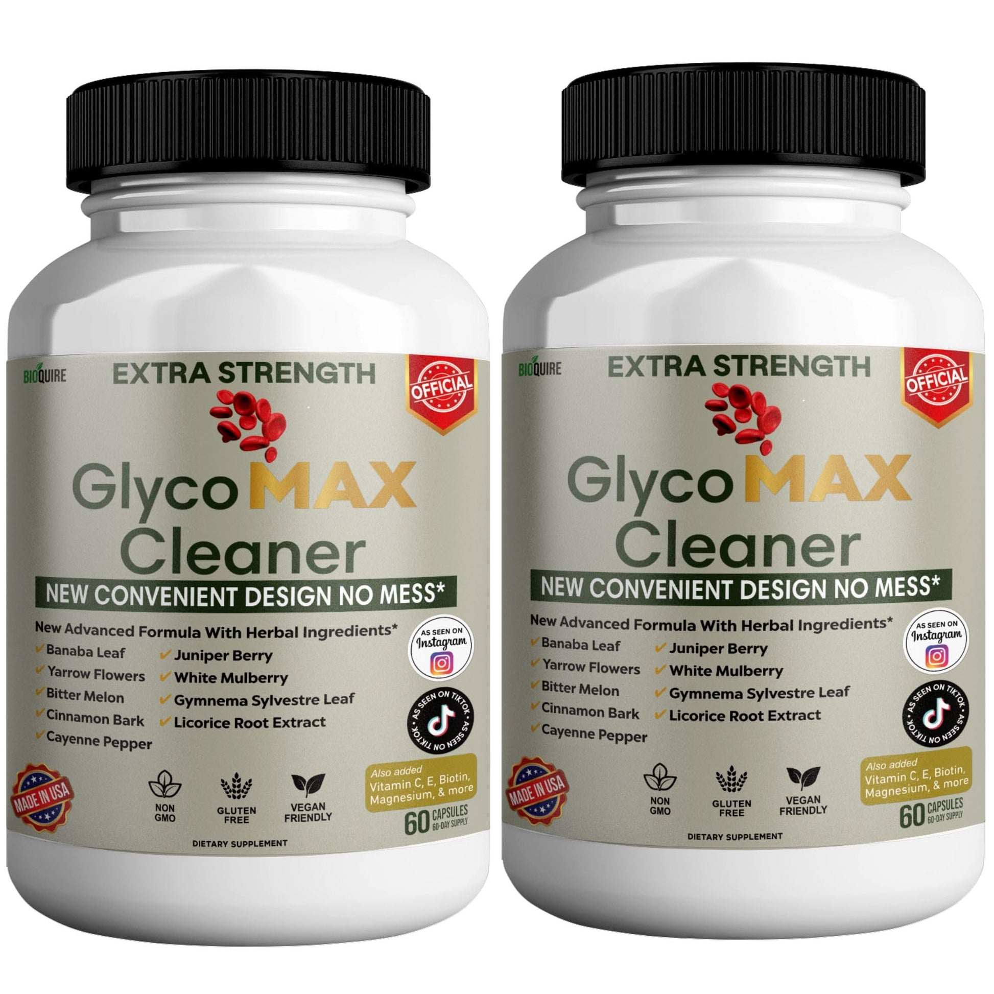 BIOQUIRE GlycoMAX Cleaner Extra Strength Capsules 60
