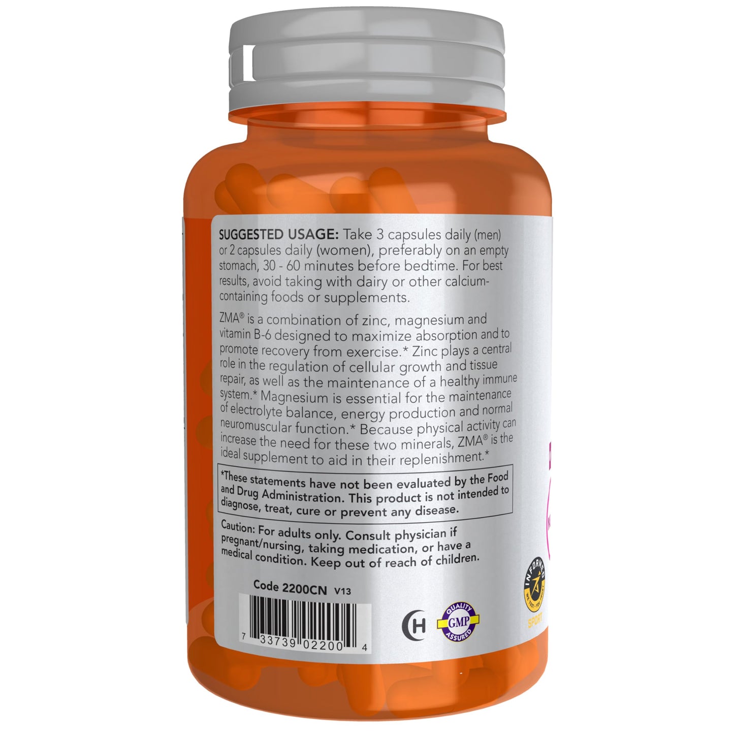 NOW Foods ZMA 180 Capsules