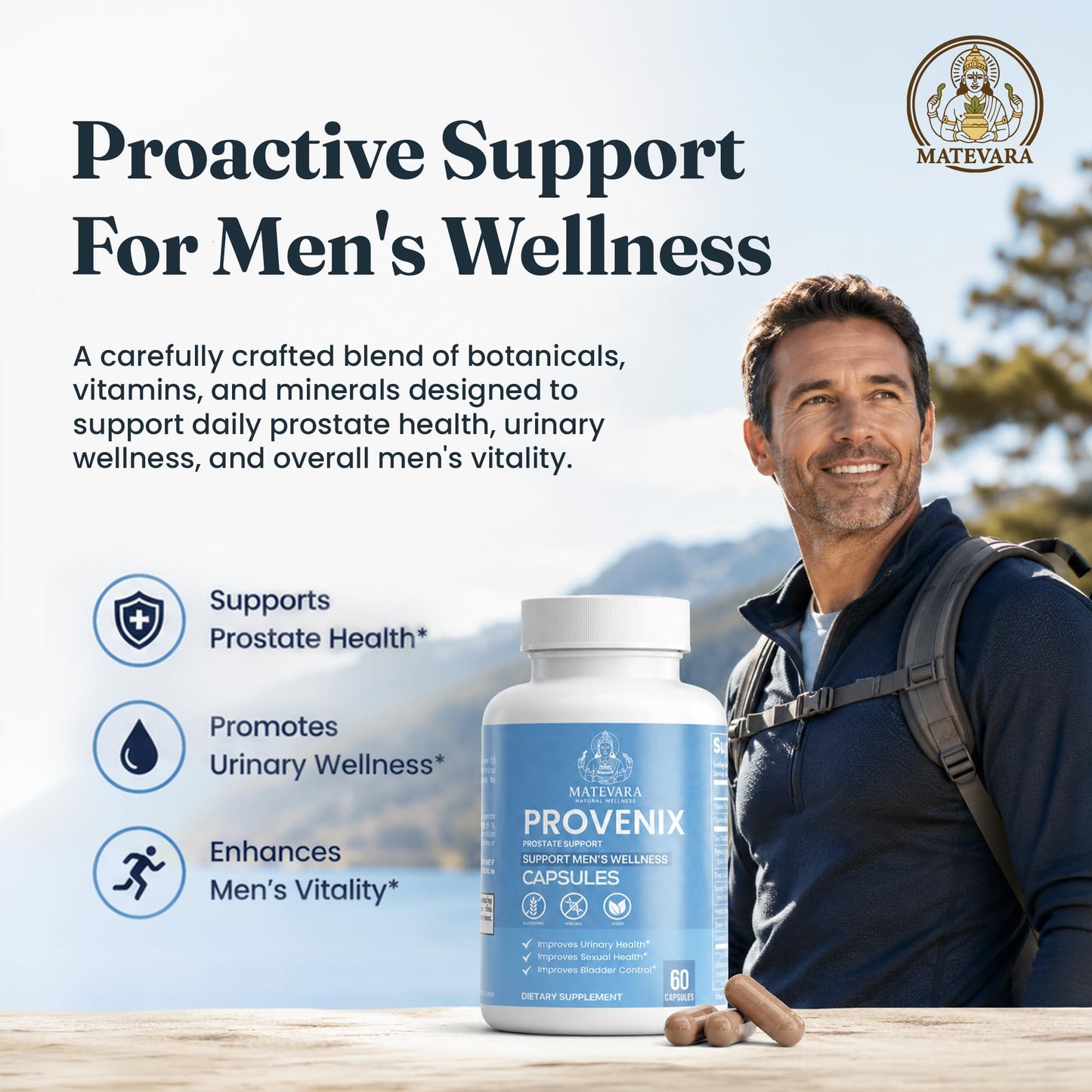 Matevara Provenix Dietary Supplement Capsule, 60 Count