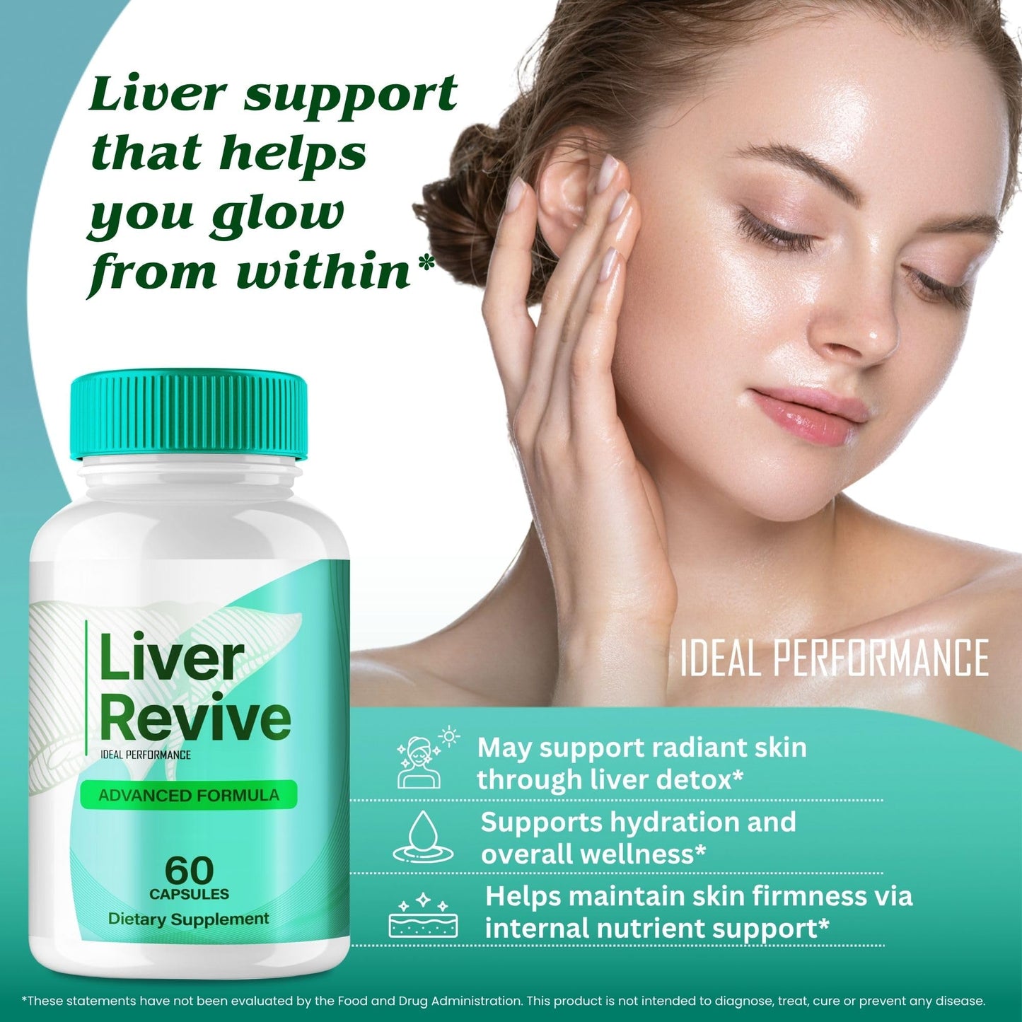 IDEAL PERFORMANCE Liver Revive Capsules 120 Count