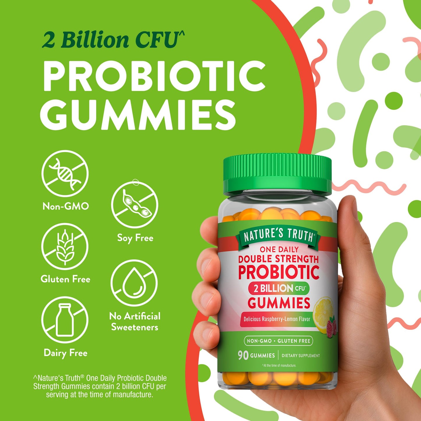 Nature's Truth Daily Probiotic Gummies 90 Count