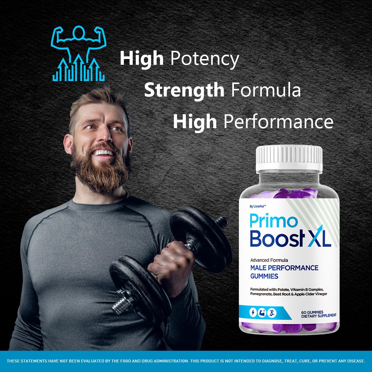 LIVORKA Primo Boost XL Gummies 60