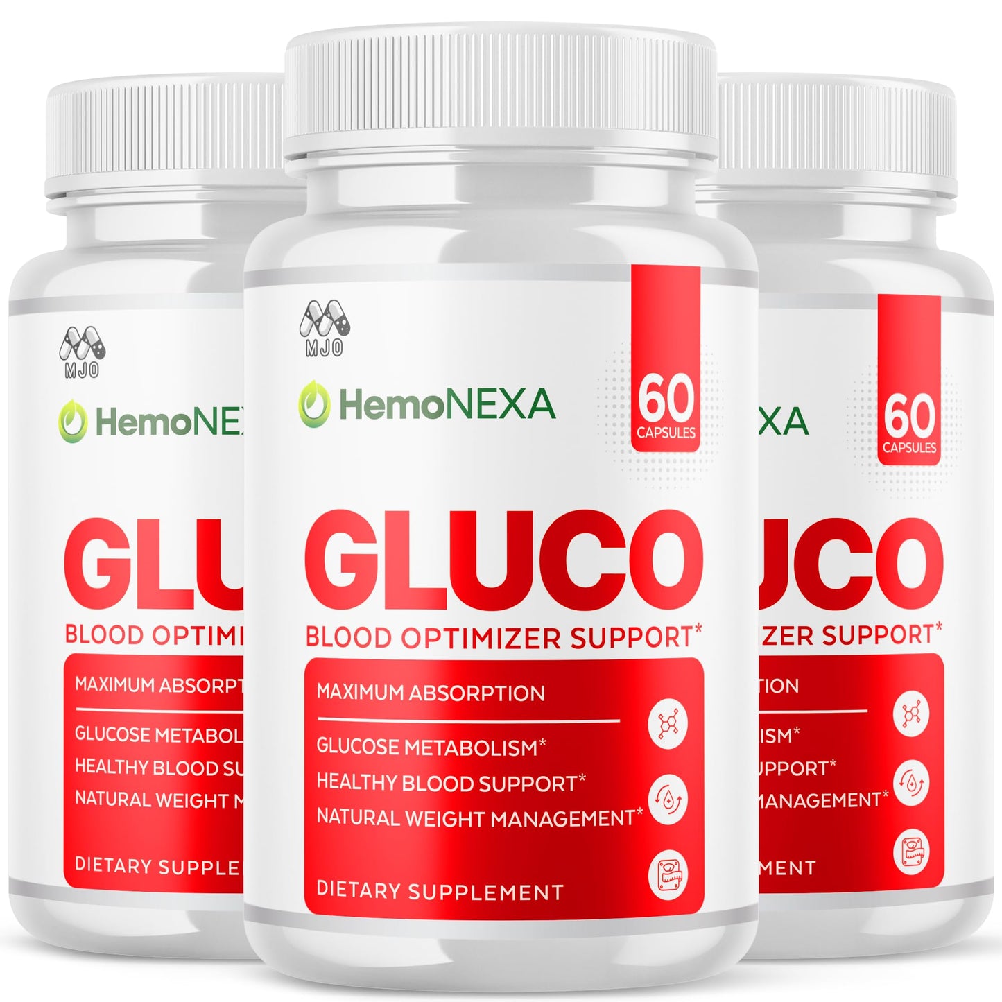 MJO HemoNexa Capsules, 180 Capsules