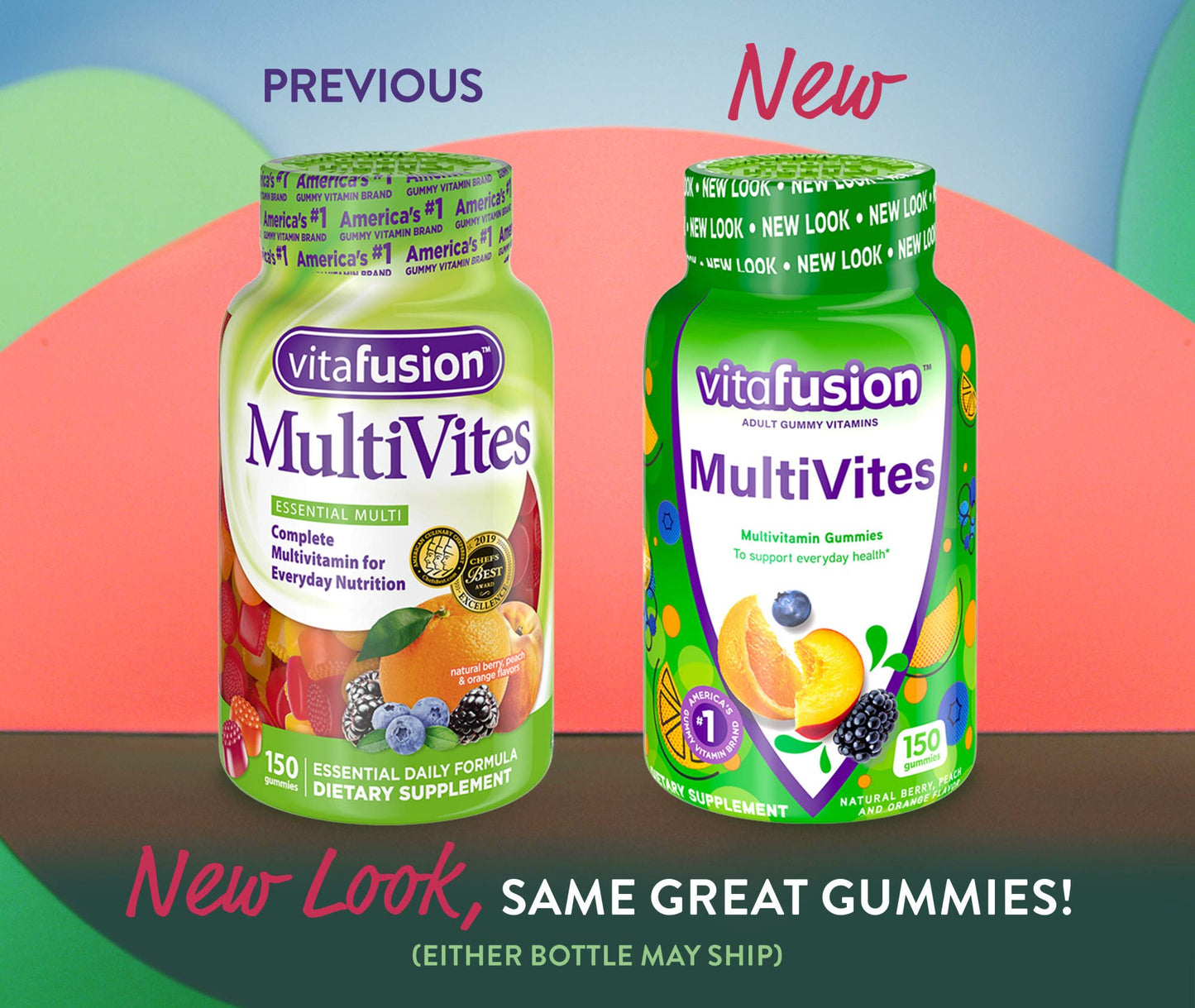 Vitafusion MultiVites Gummy Vitamins, 210 Gummies