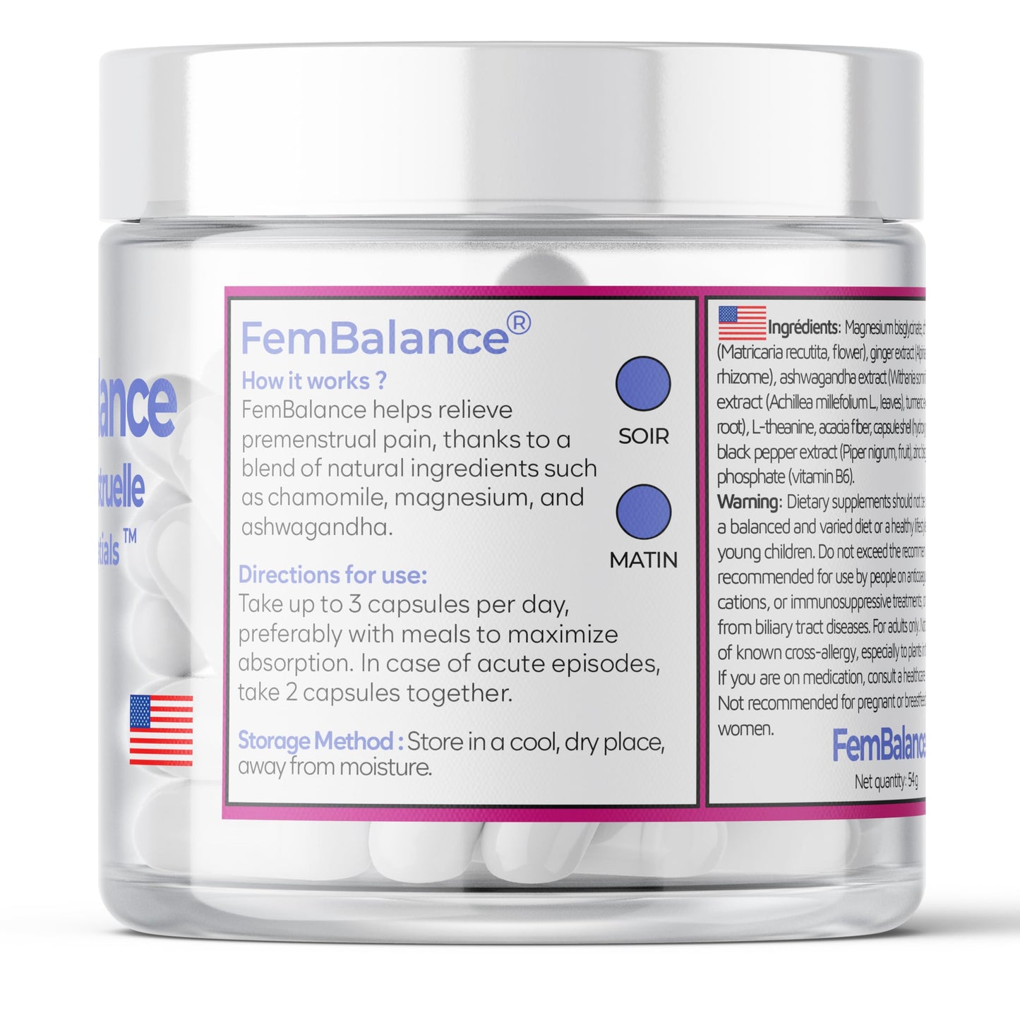 BioEssentials FemBalance Female Hormonal Balance Complex Capsules, 90 Count