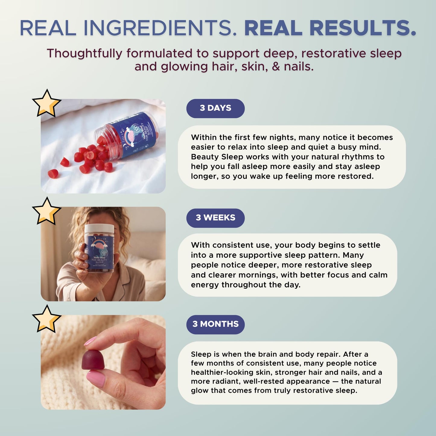 MAKE TIME Beauty Sleep Gummies 60 Gummies