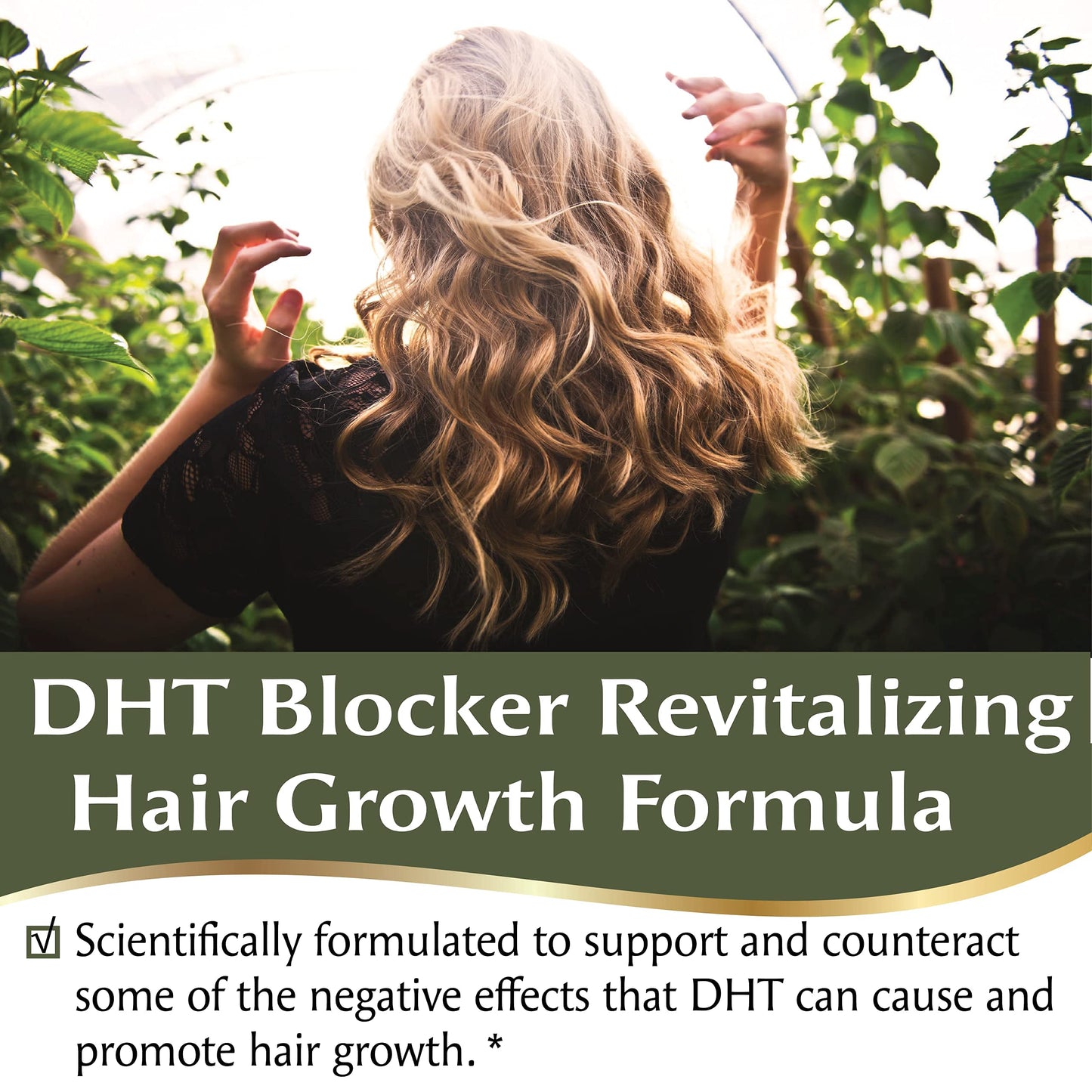 Pacific Nature's DHT Blocker Revitalizing Hair Growth Supplement, 60 Capsules