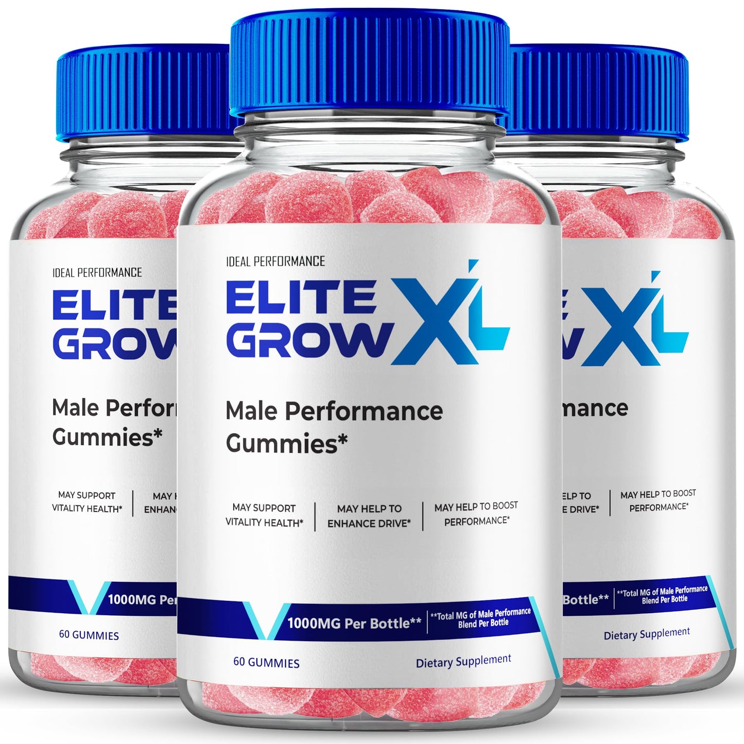 IDEAL PERFORMANCE Elite Grow XL Gummies 180-count