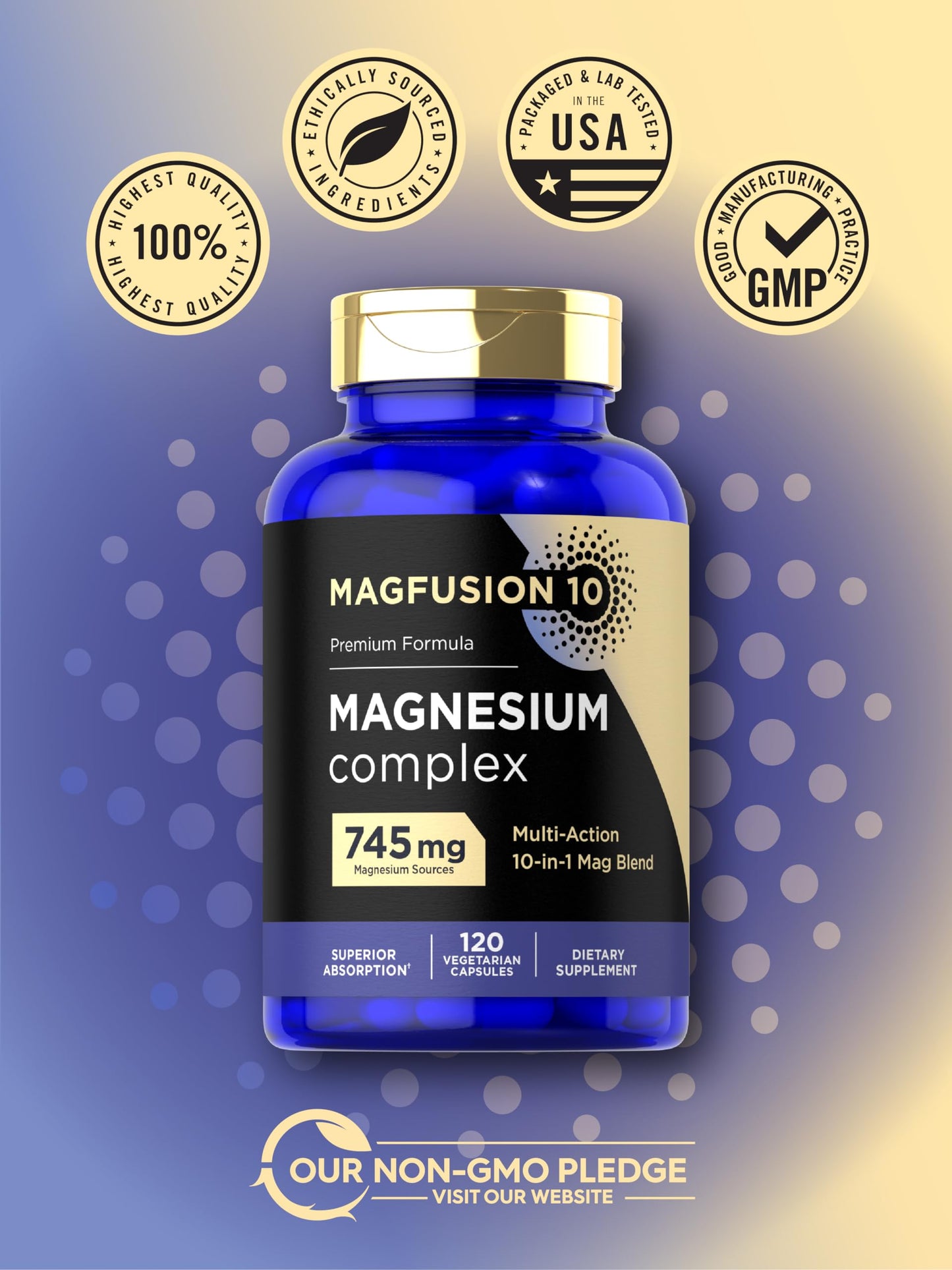 Magfusion-10 Magnesium Complex Supplement 120 Capsules