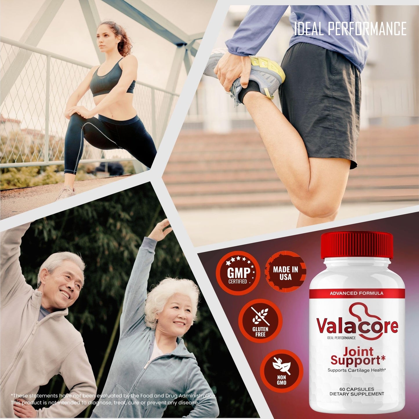 IDEAL PERFORMANCE Valacore Joint Support Capsules, 60 Count