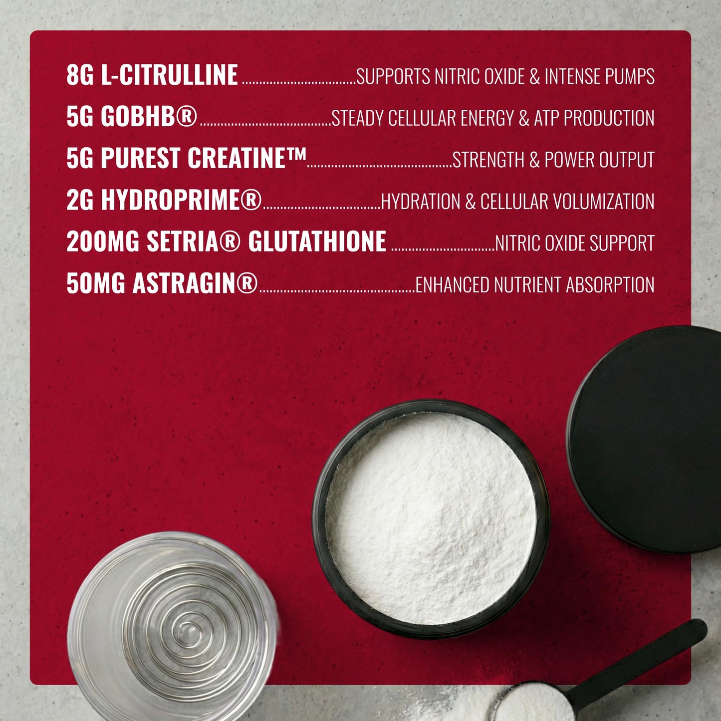 CleanForm Nutrition Birds of Prey goBHB® Caffeine-Free Pre-Workout Powder, 18.3 oz