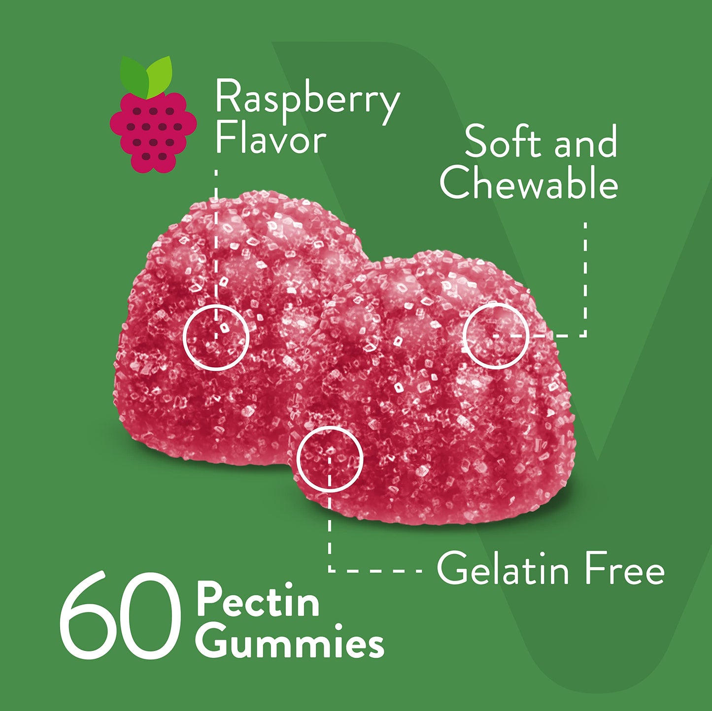 Viteey Magnesium Gummies for Adults 60 Count