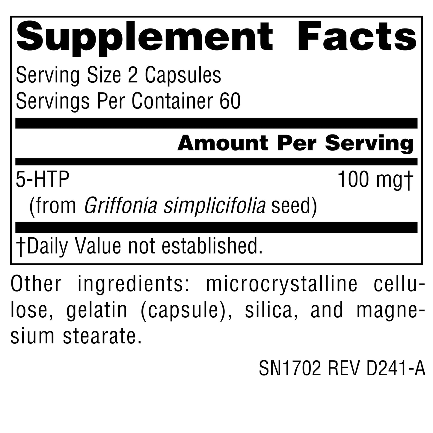 Source Naturals Serene Science 5-HTP - Balanced Mood 50 mg Capsules, 120 Count