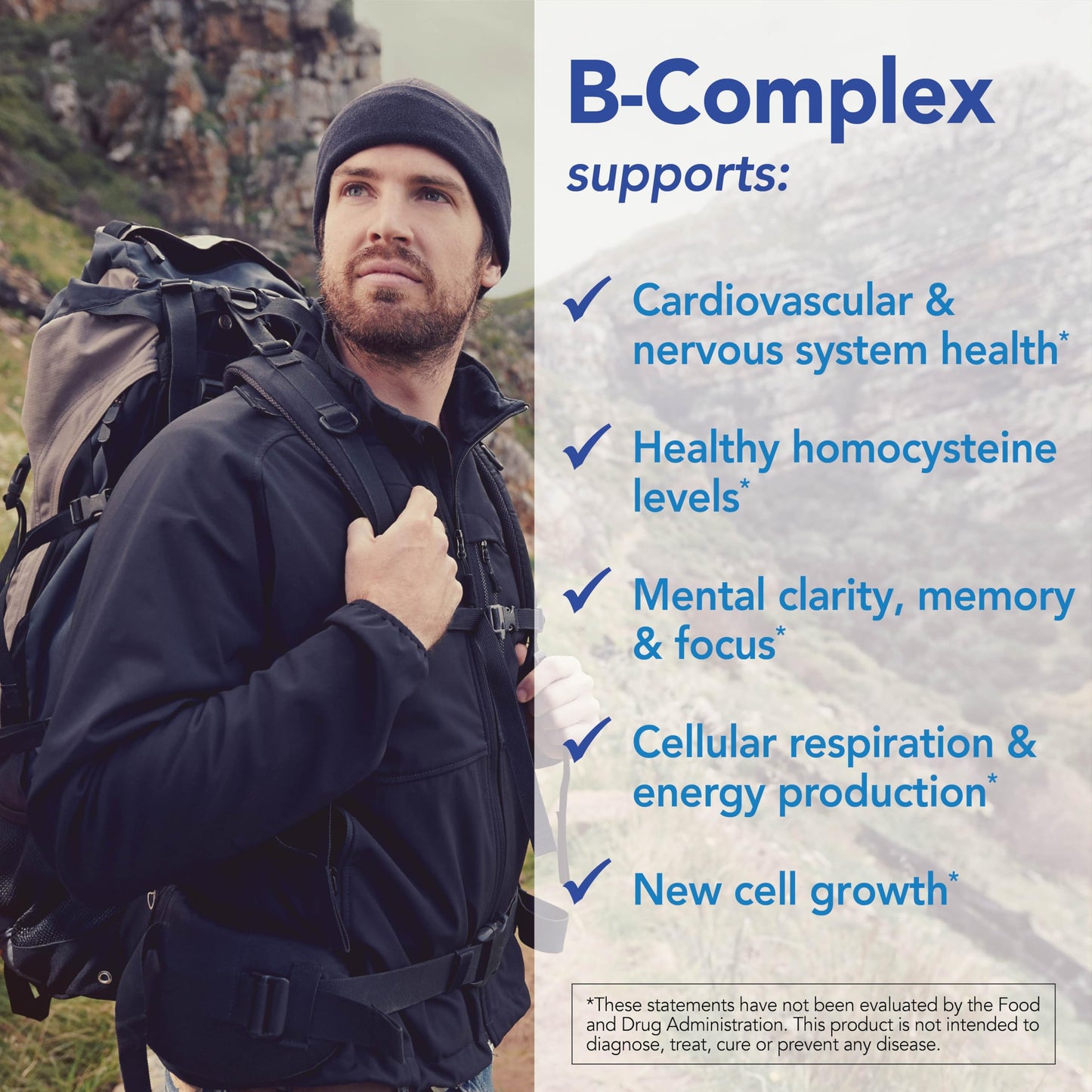 Patient One B-Complex Capsule, 60 Count