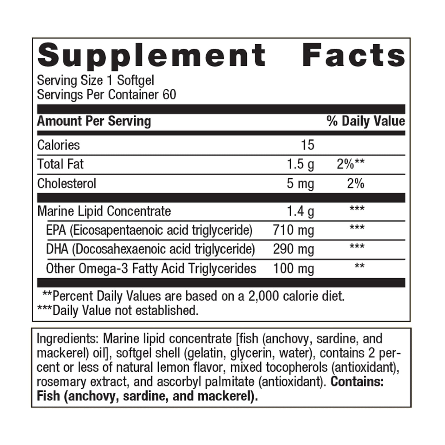 Metagenics Wellness Essentials OmegaGenics EPA-DHA 1000-60 Softgels and D3 5000-120 Softgels, 210 Softgels