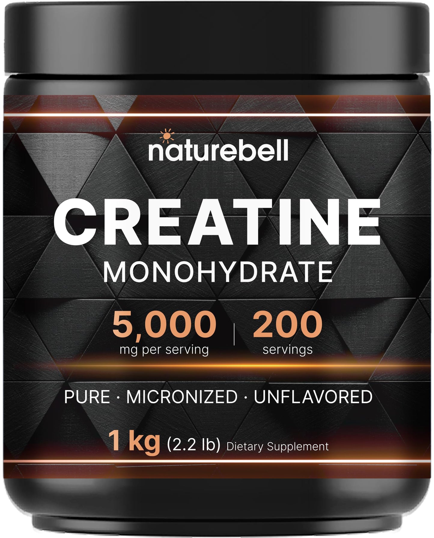 NatureBell Creatine Monohydrate Powder 2.2 lb